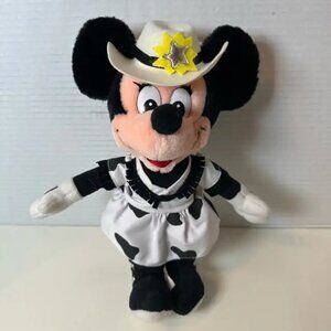 Vintage Super Rare Walt Disney World Cowgirl Sheriff Minnie Mouse Character